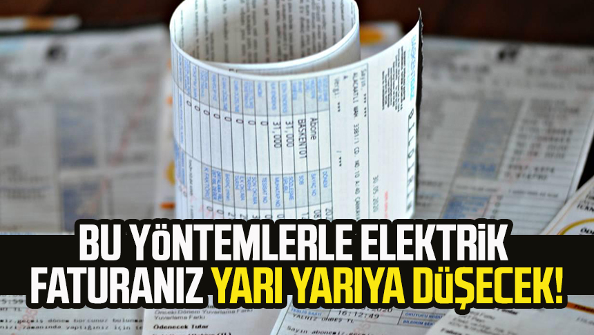 Bu yöntemlerle elektrik faturanız yarı yarıya düşecek Samsun Haber