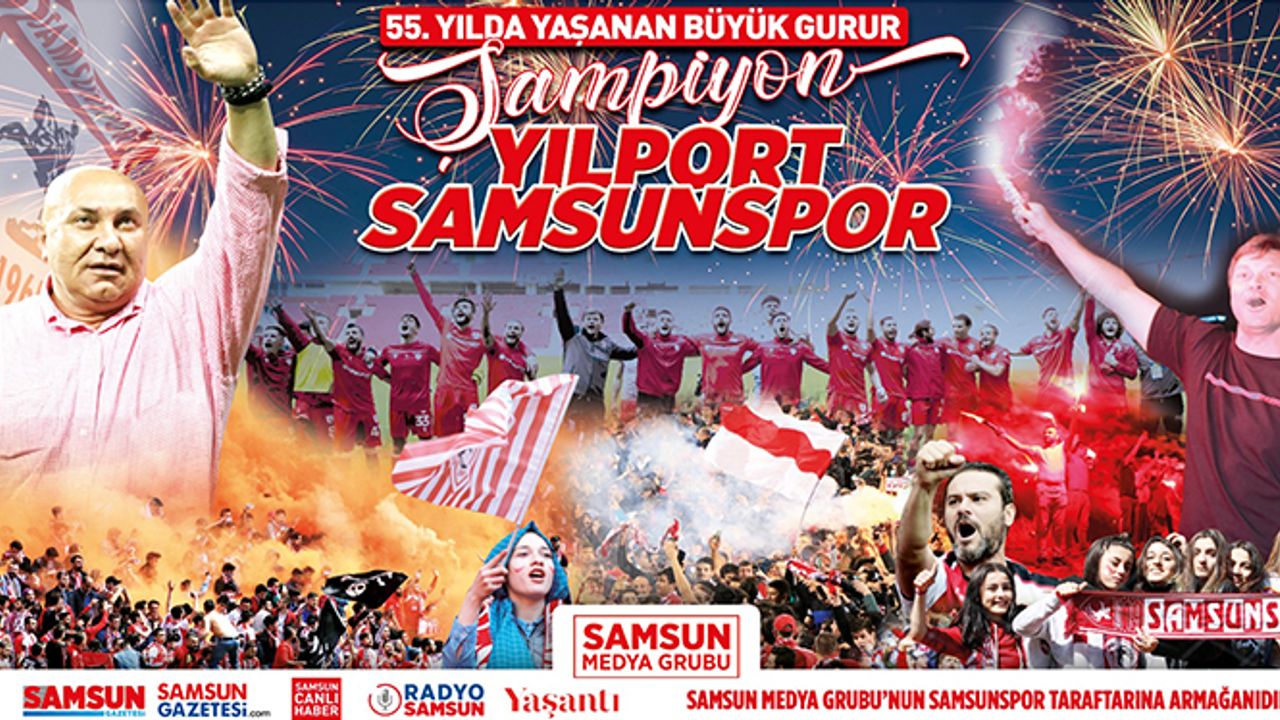 Samsun Gazetesi'nden Dev Samsunspor Posteri