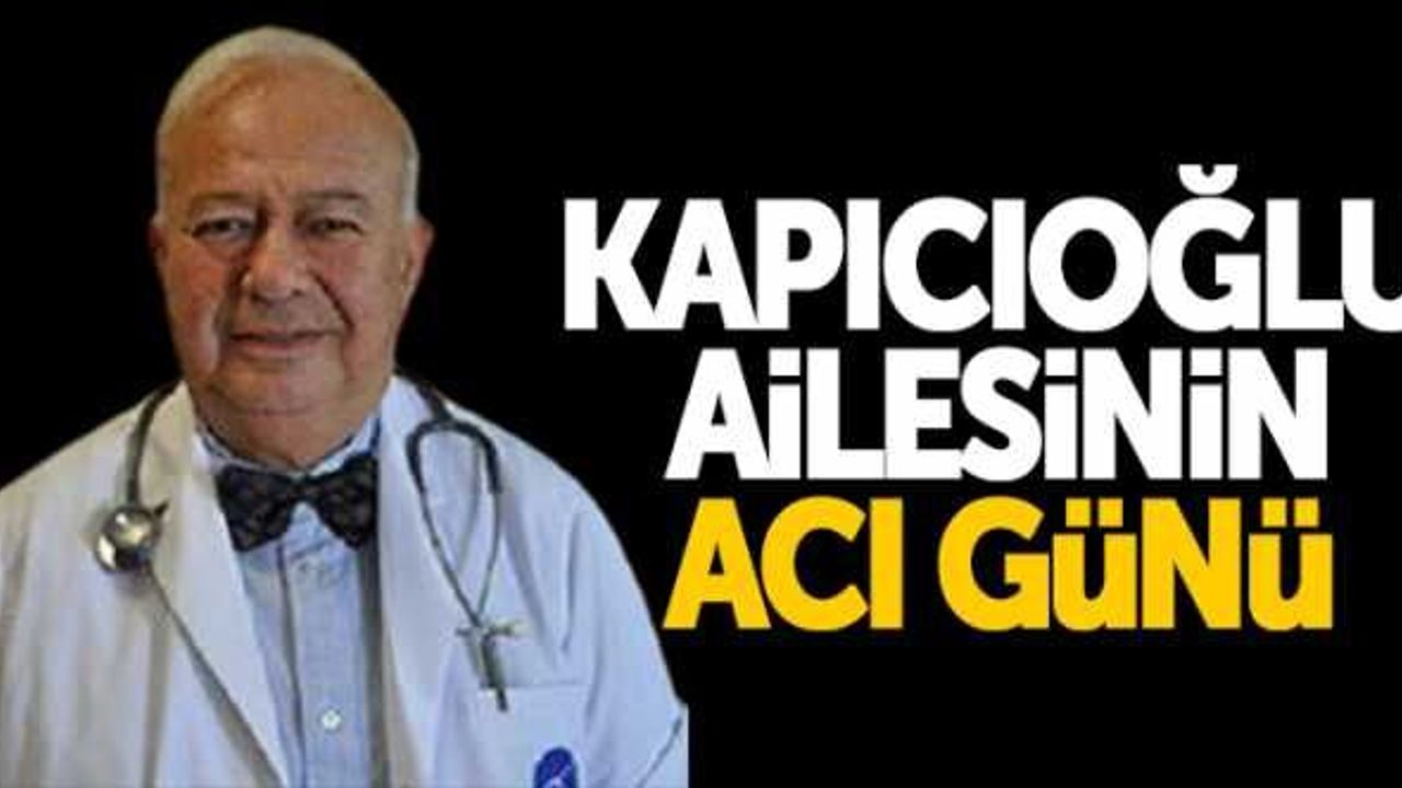 Prof. Dr.Kapıcıoğlu'nun oğlu intihar etti