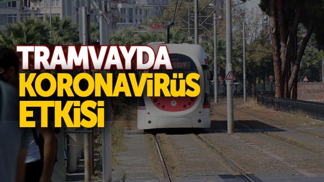 Tramvayda koronavirüs etkisi