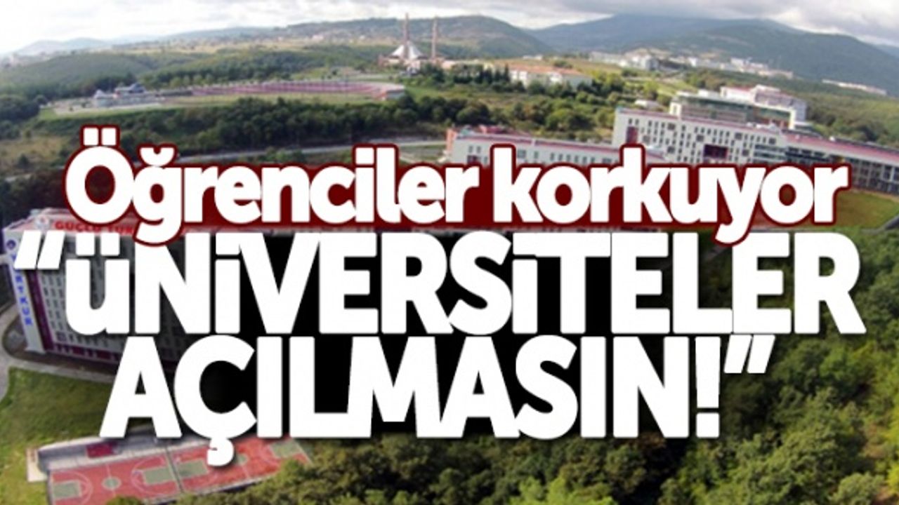 Samsun'da öğrenciler üniversitelerin açılması konusunda endişeli