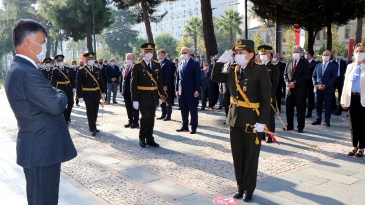Samsun'da 29 Ekim Cumhuriyet Bayramı Tebrikat Töreni