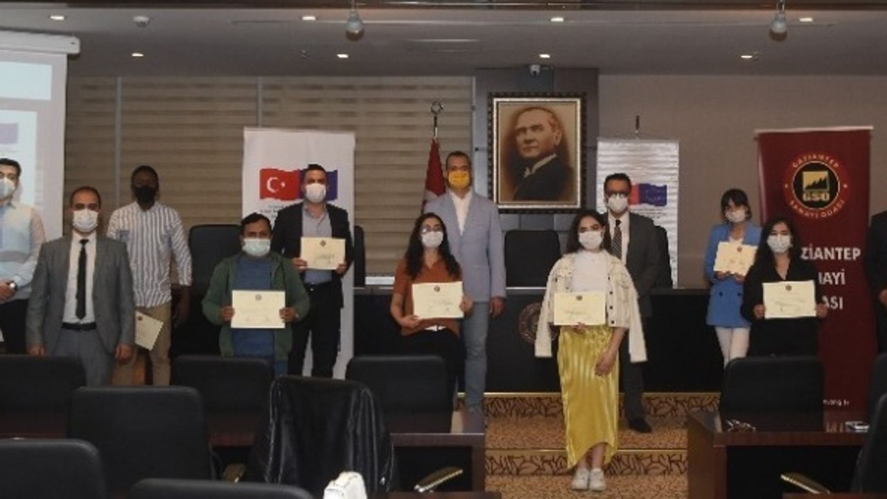 GSO İhracat Akademisi projesinde sertifika töreni yapıldı