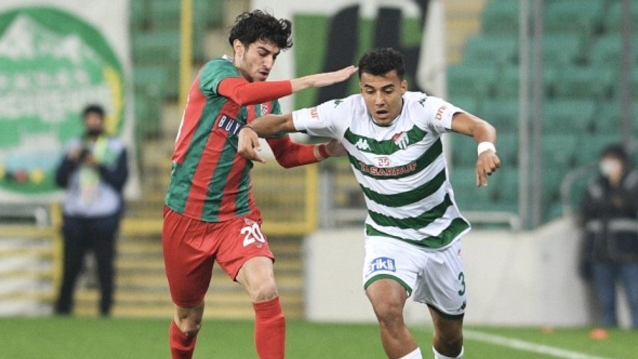 Ziraat Türkiye Kupası: Bursaspor: 0 - Karşıyaka: 0 (İlk yarı sonucu)