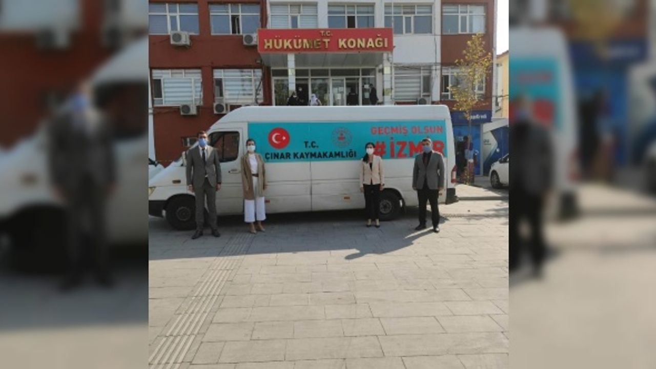 Çınar'dan İzmir'e destek