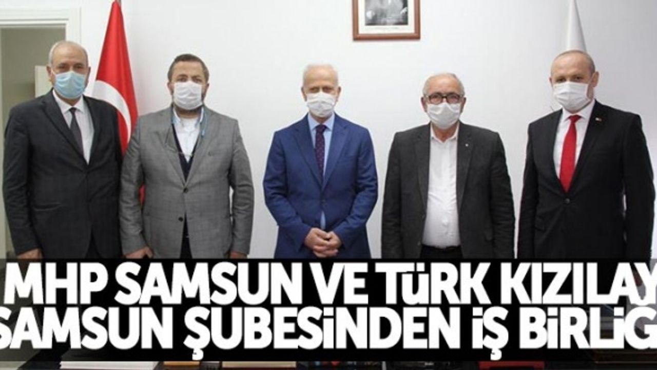 MHP Samsun ve Türk Kızılay Samsun Şubesinden iş birliği