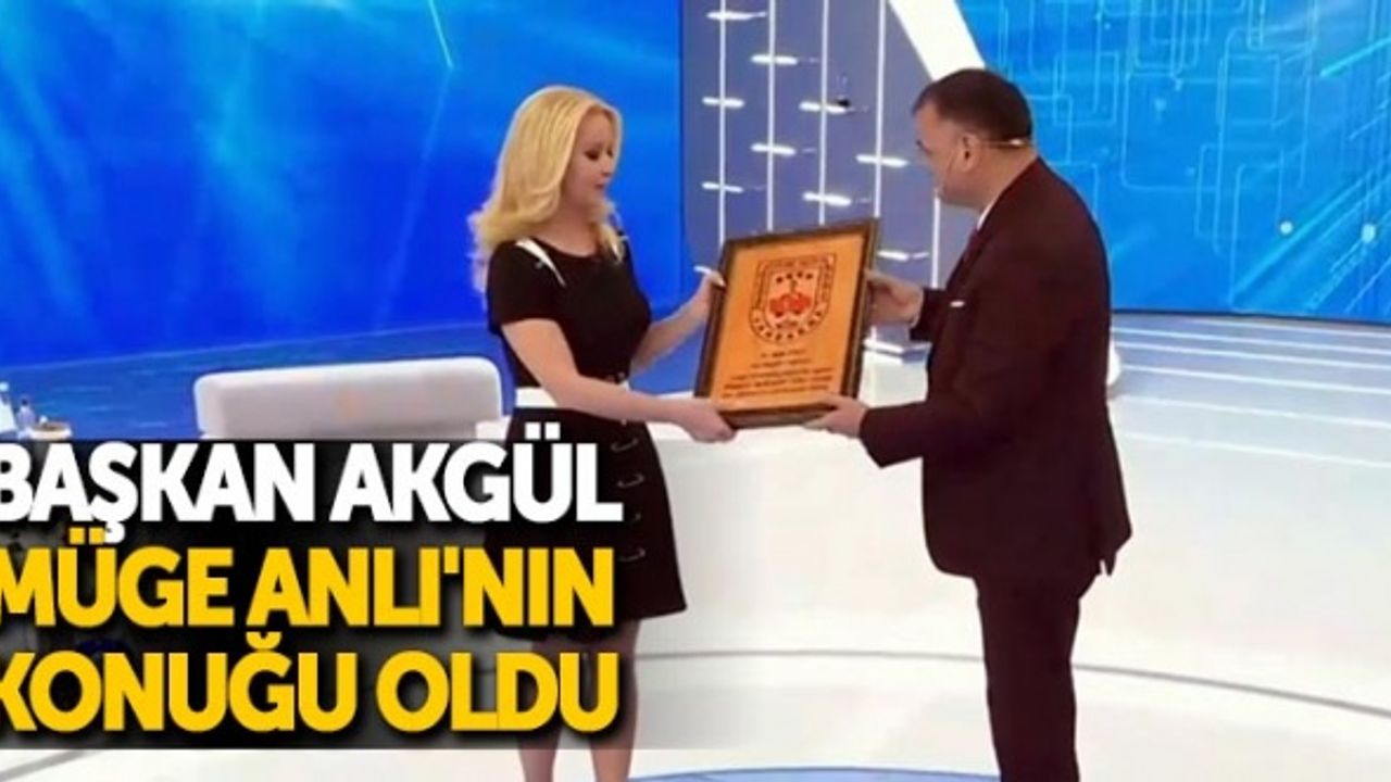 Salıpazarı Belediye Başkanı Halil Akgül Müge Anlı'nın konuğu oldu