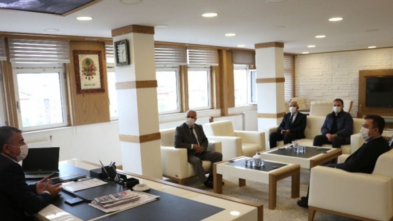 TCDD heyeti Havza Belediye Başkanı Özdemir'i ziyaret etti