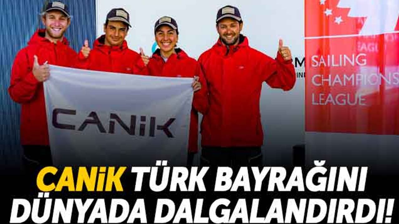 Canik Türk Bayrağını Dünyada Dalgalandırdı!