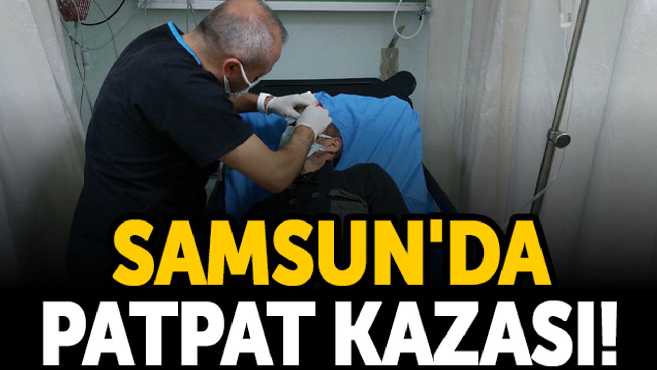 Samsun'da Patpat Kazası!