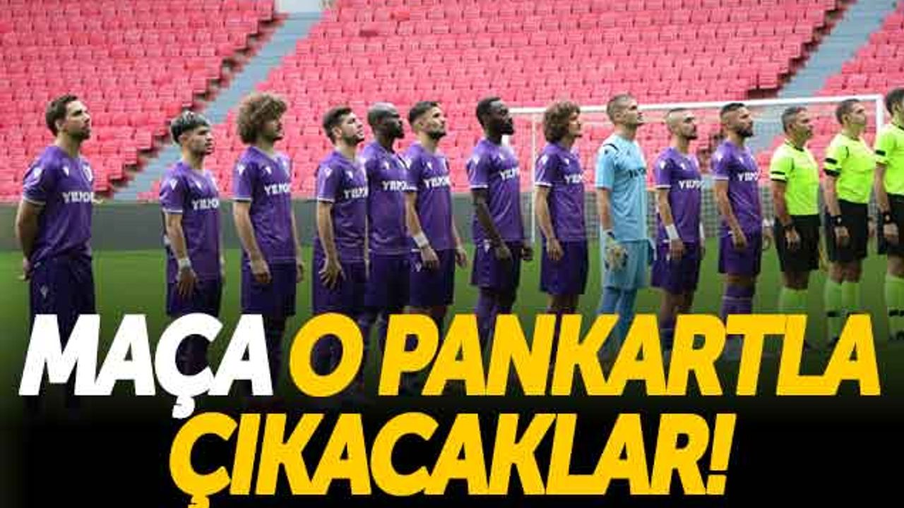 Yılport Samsunspor - Adanaspor Maçına Takımlar O Pankartla Çıkacak!