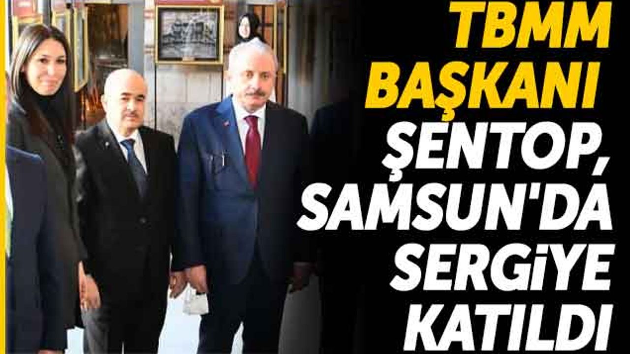 TBMM Başkanı Mustafa Şentop Samsun'da Sergiye Katıldı
