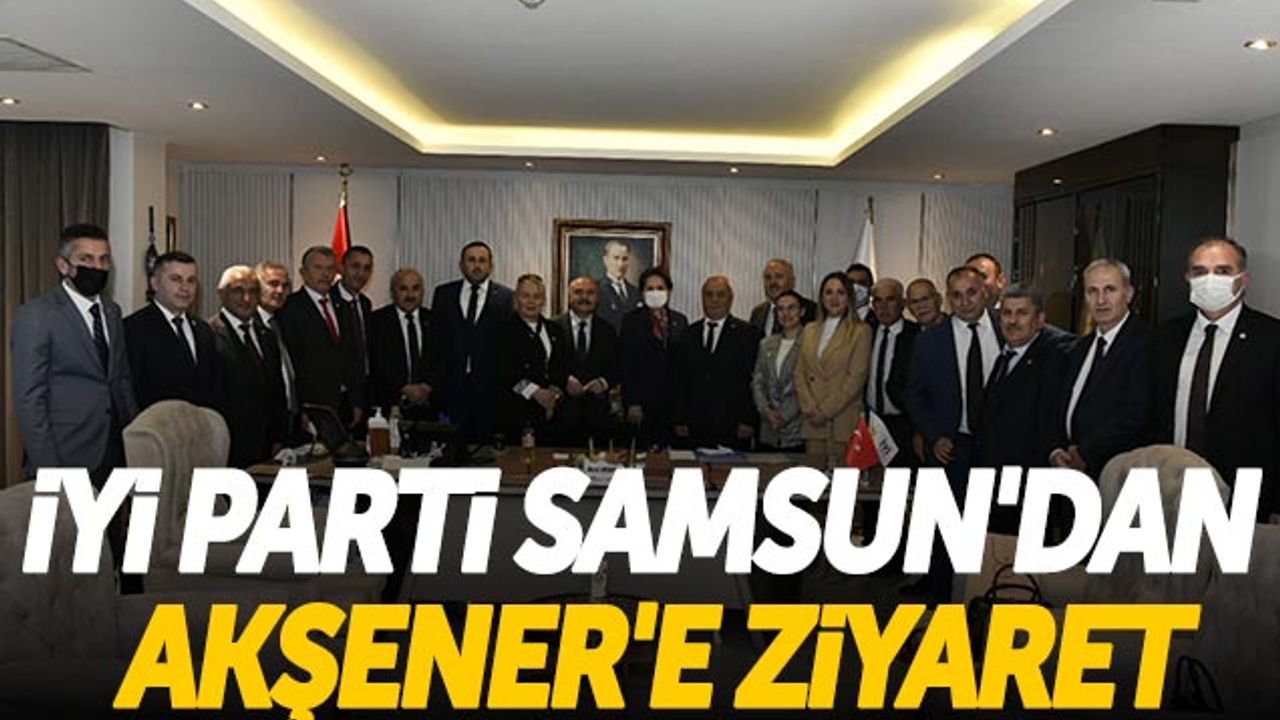 İYİ Parti Samsun'dan Meral Akşener'e Ziyaret