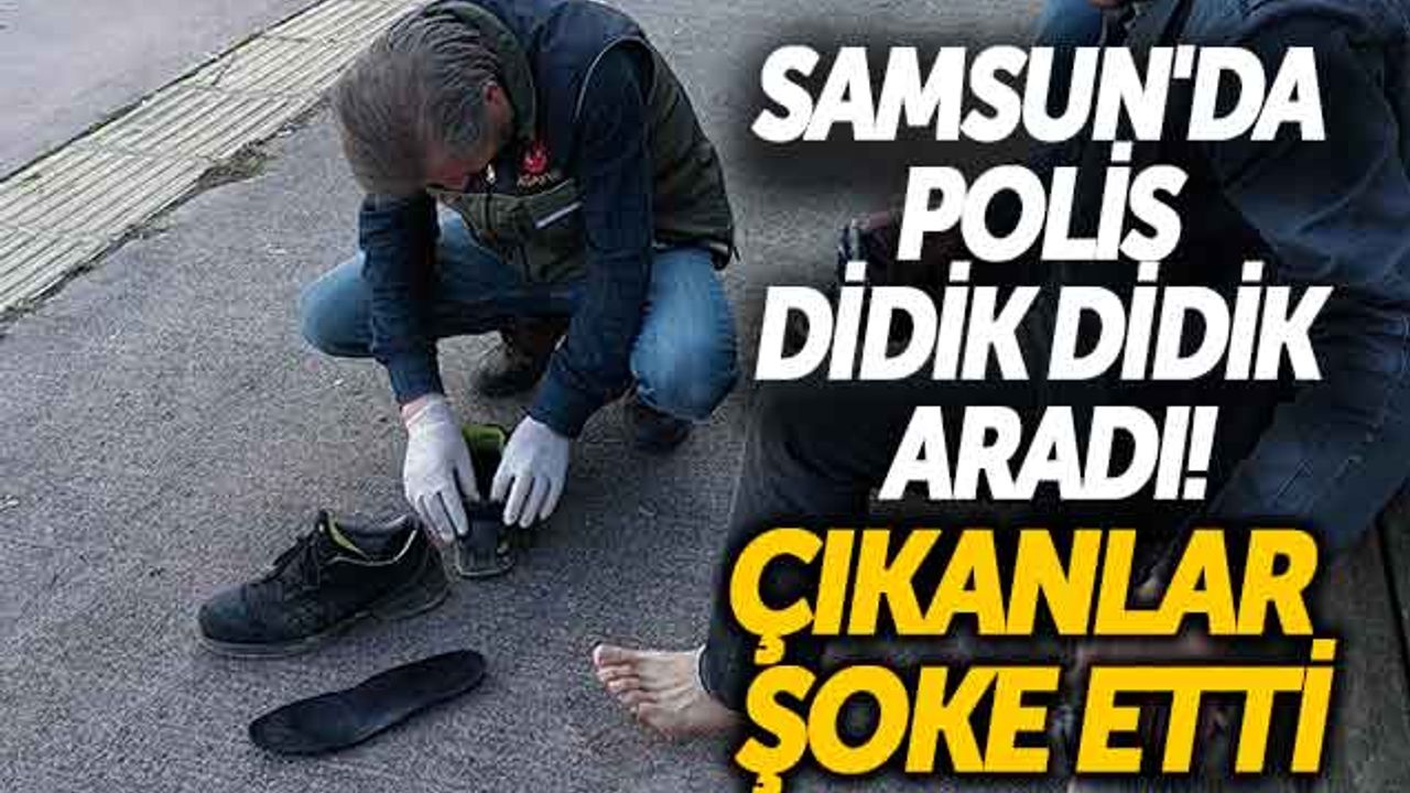 Samsun'da Polis Didik Didik Aradı! Çıkanlar Şoke Etti