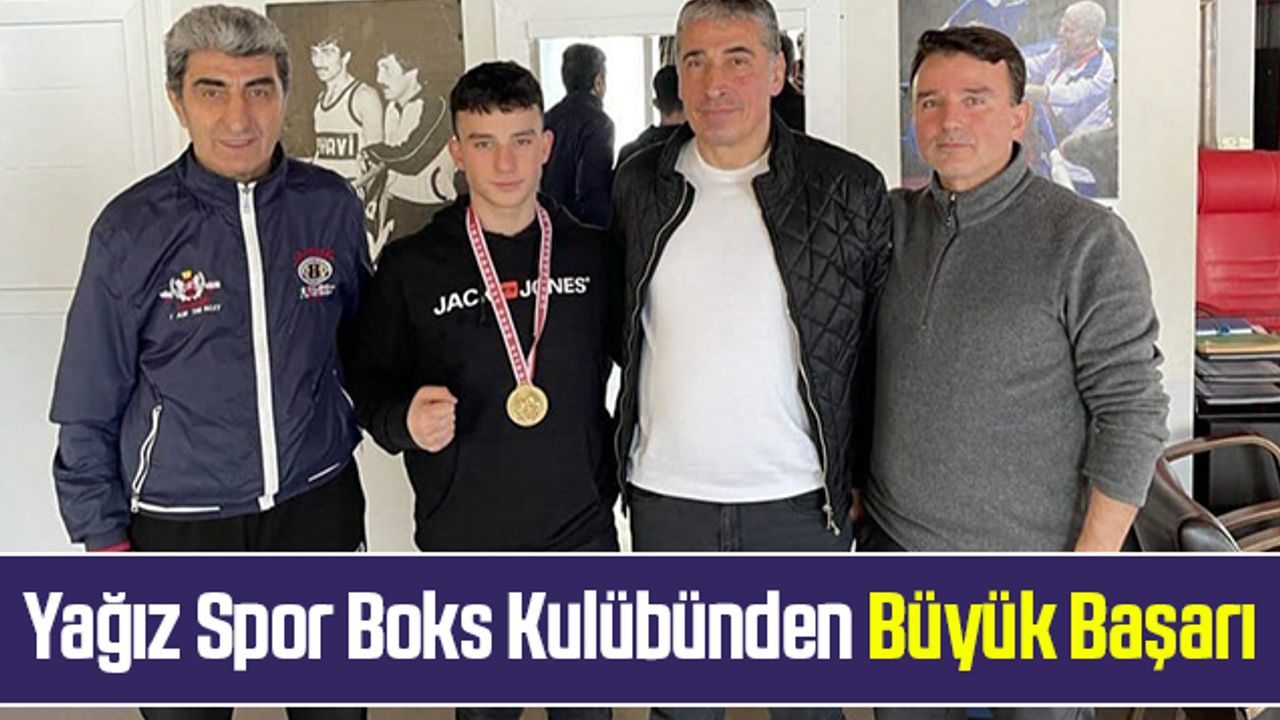Samsun'da Yağız Spor Boks Kulübünden Büyük Başarı