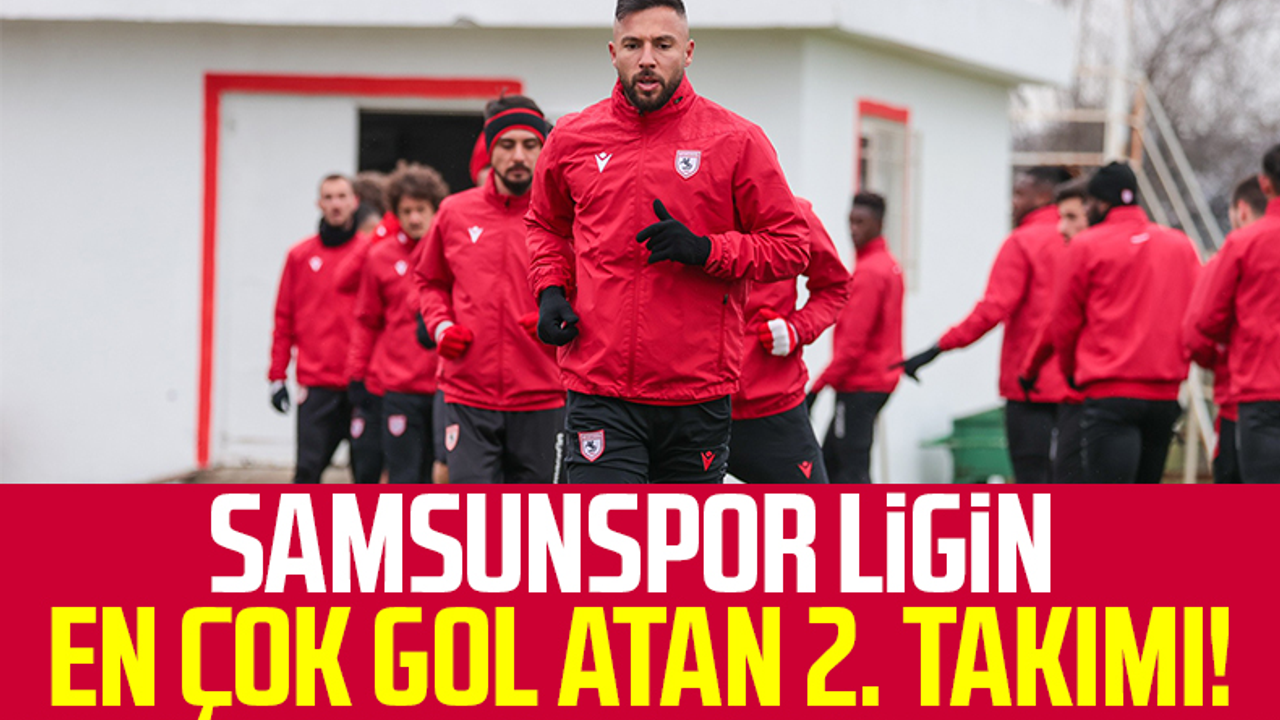 Samsunspor Ligin En Çok Gol Atan 2. Takımı!