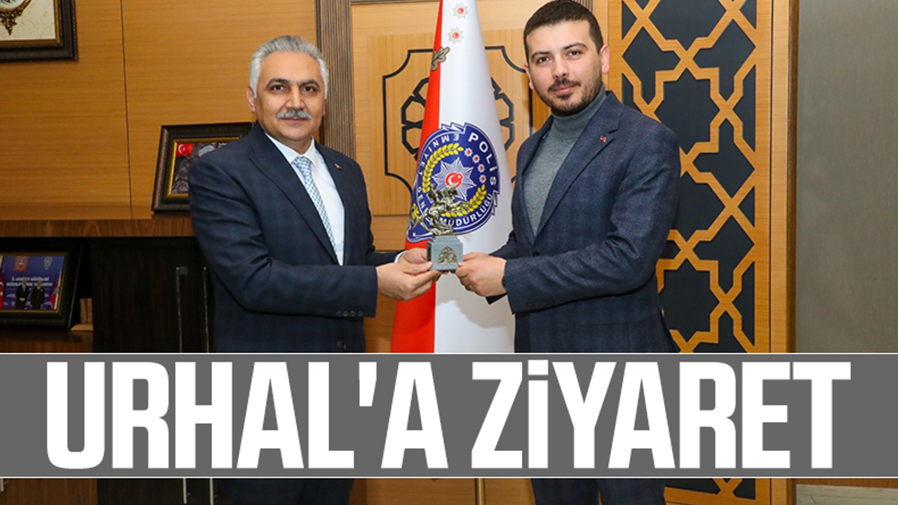 Emniyet Genel Müdürlüğü İnşaat Emlak Daire Başkanı Ahmet Nehar Poçan'dan Ömer Urhal'a Ziyaret 