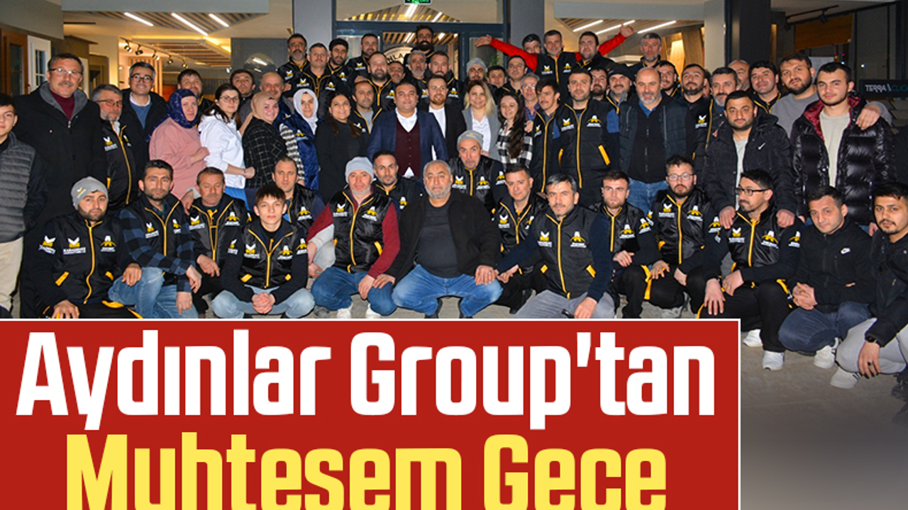 Samsun'da Aydınlar Group'tan Muhteşem Gece