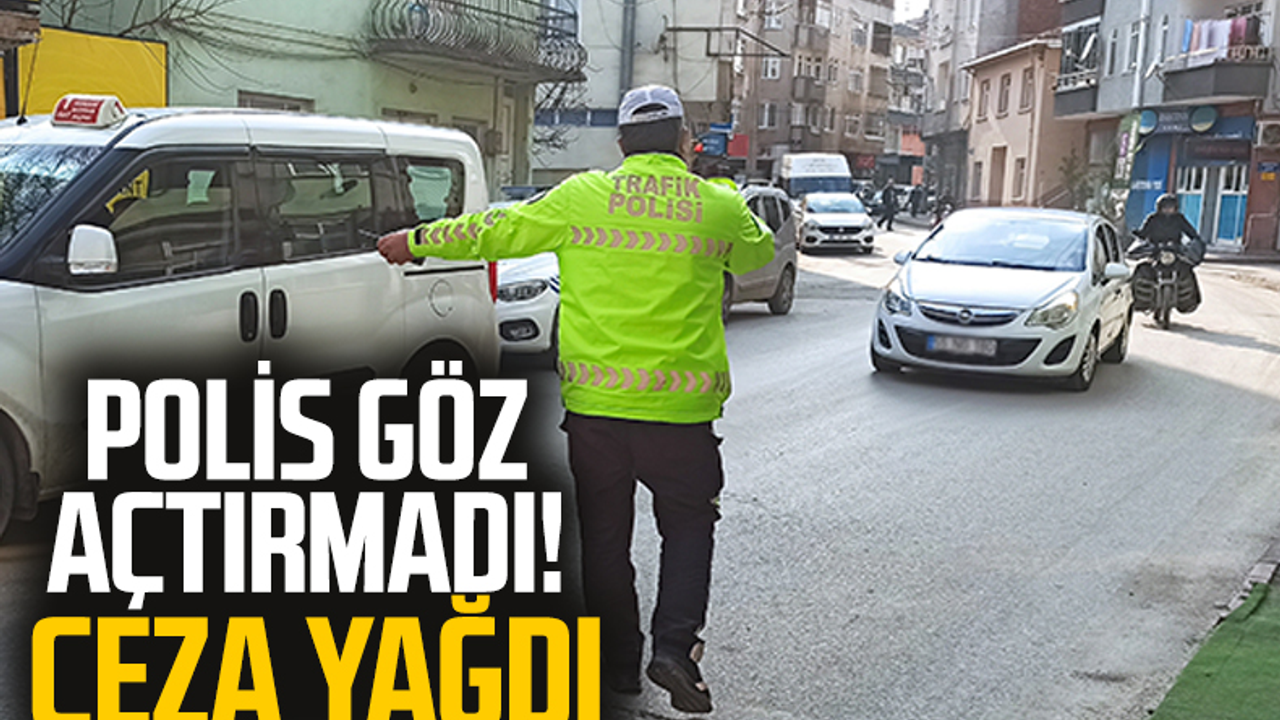Samsun Polisi Göz Açtırmadı! Ceza Yağdı