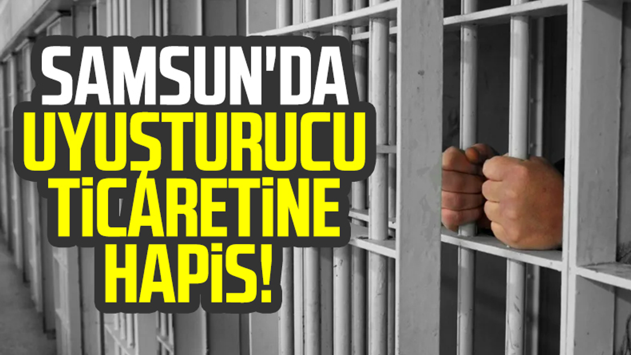 Samsun'da Uyuşturucu Ticaretine Hapis! 