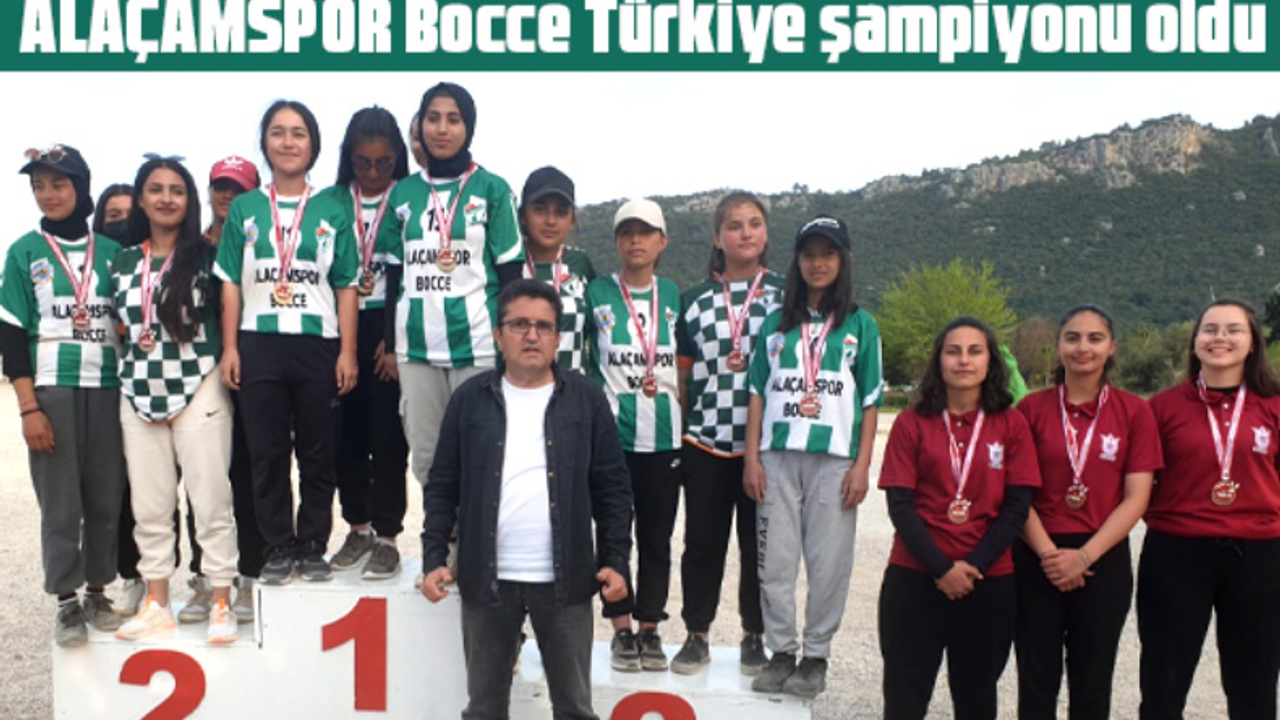 Alaçamspor Bocce Petank Türkiye Şampiyonu oldu