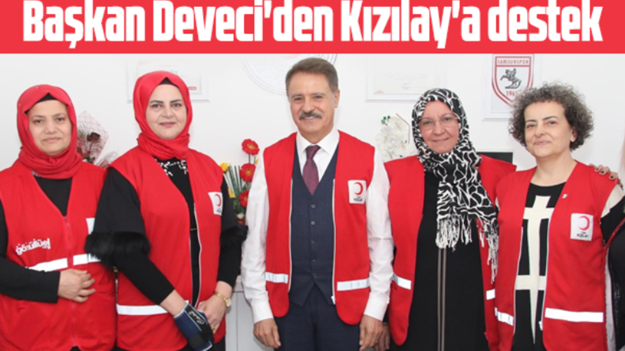Cemil Deveci'den Kızılay'a destek