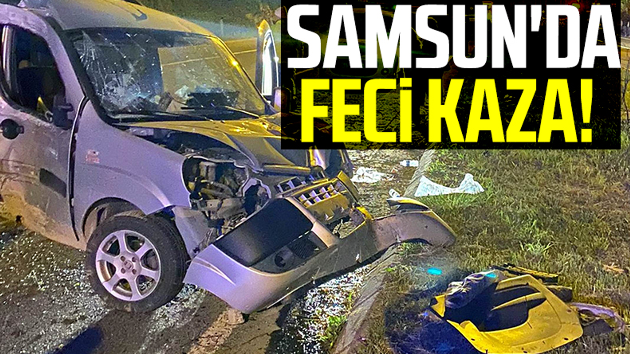 Samsun'da Trafik Kazası! 