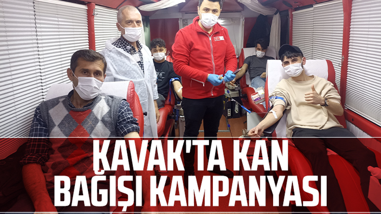 Kavak'ta Kan Bağışı Kampanyası
