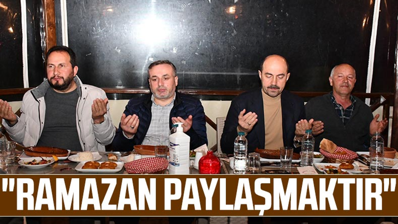 Terme Belediye Başkanı Ali Kılıç: 'Ramazan Paylaşmaktır'