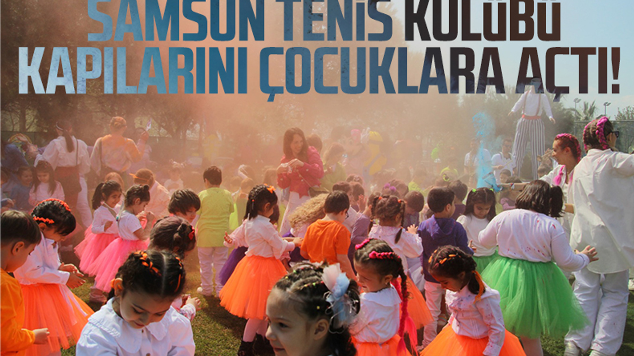 Samsun Tenis Kulübü Kapılarını Çocuklara Açtı! 