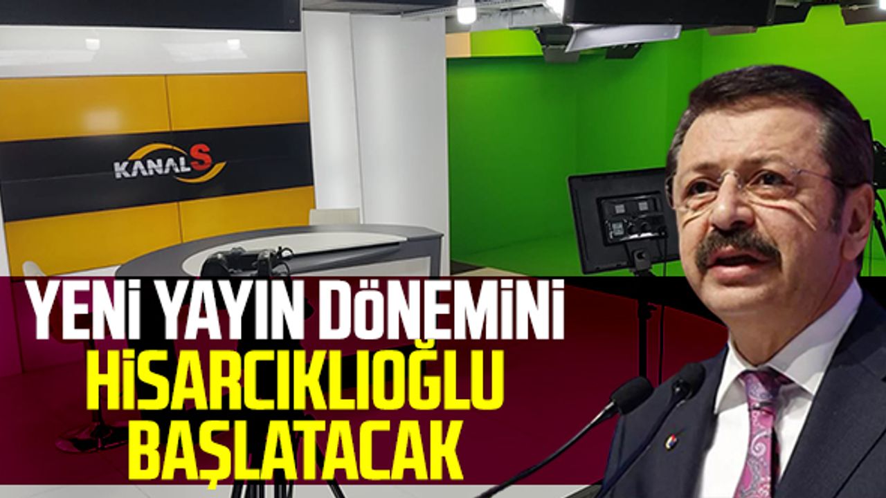 Kanal S'nin Yeni Yayın Dönemini Rifat Hisarcıklıoğlu Başlatacak