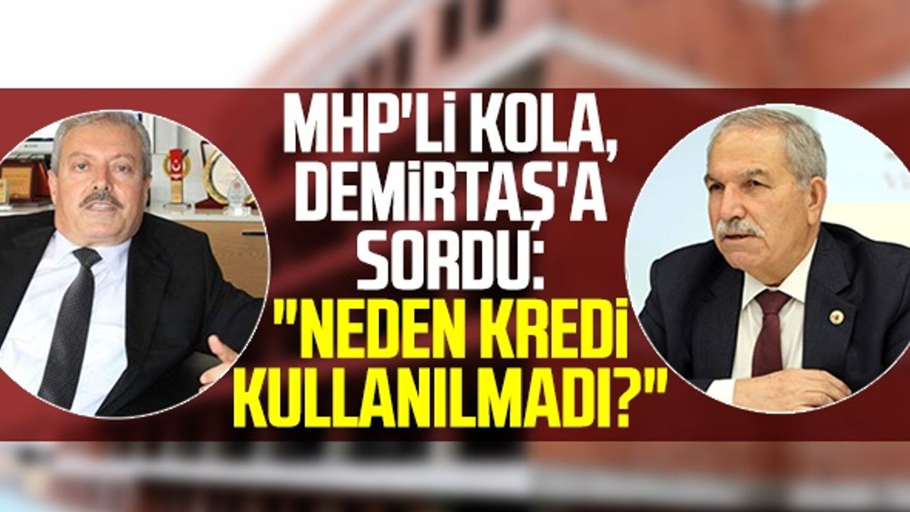 Samsun'da MHP'li Cemalettin Kola, Demirtaş'a Sordu: "Neden Kredi Kullanılmadı?"