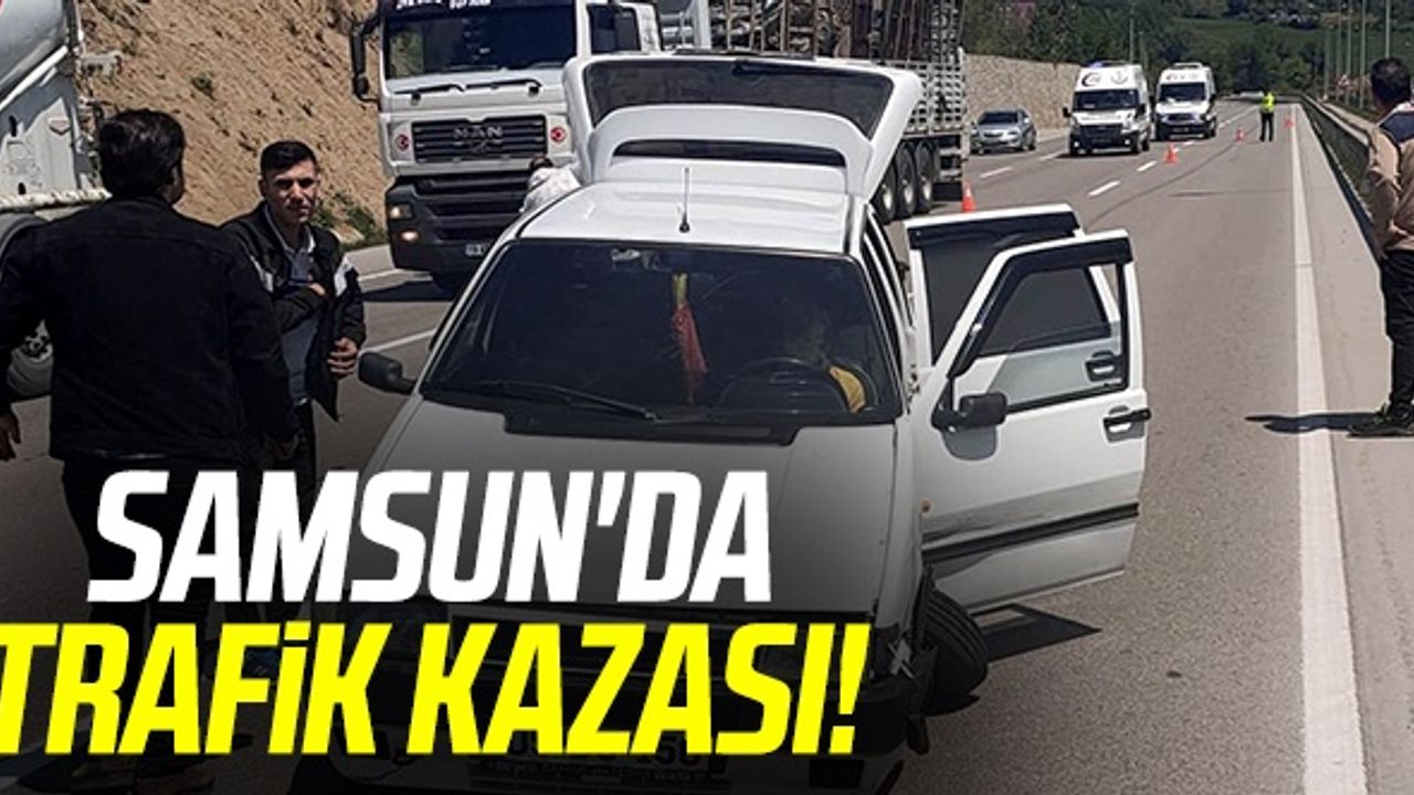 Samsun'da Trafik Kazası!