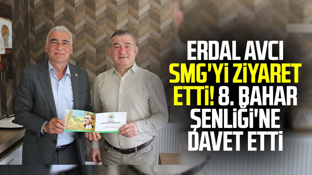 Ayvacık Ziraat Odası Başkanı Erdal  Avcı SMG'yi ziyaret etti! 8. Bahar Şenliği'ne davet etti 