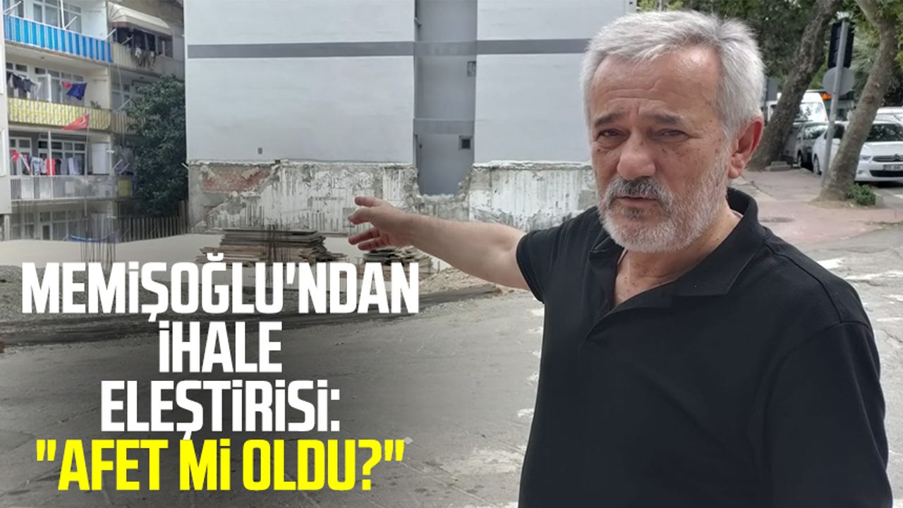Samsun'da İshak Memişoğlu'ndan ihale eleştirisi: "Afet mi oldu?"