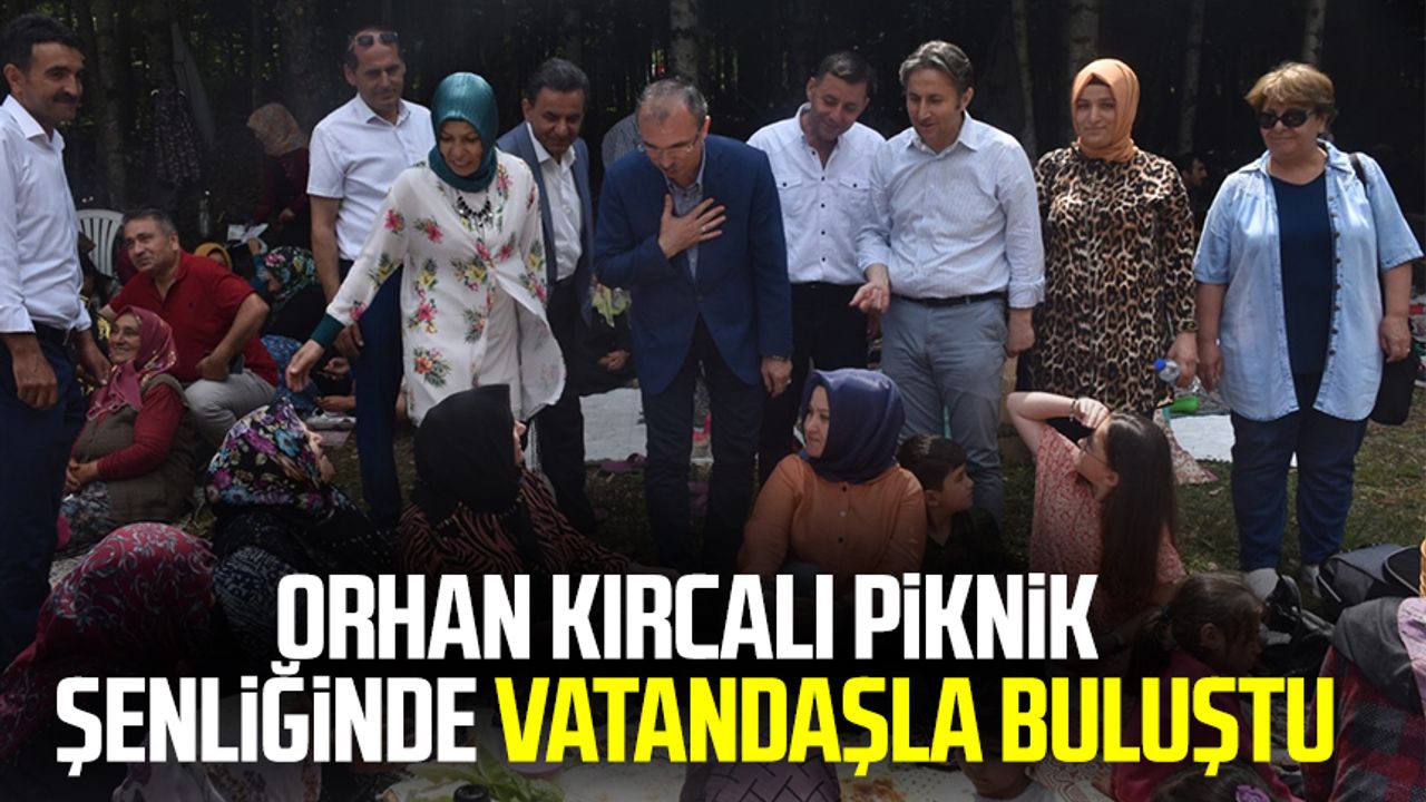 AK Parti Samsun Milletvekili Orhan Kırcalı piknik şenliğinde vatandaşla buluştu