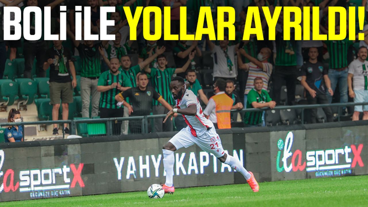 Samsunspor'da Kevin Boli ile yollar ayrıldı!