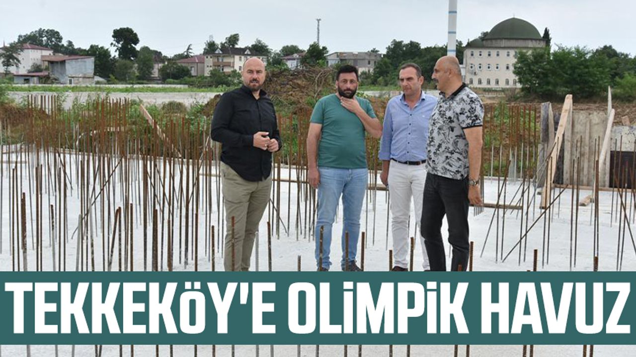 Tekkeköy'e olimpik havuz! Başkan Hasan Togar yerinde inceledi