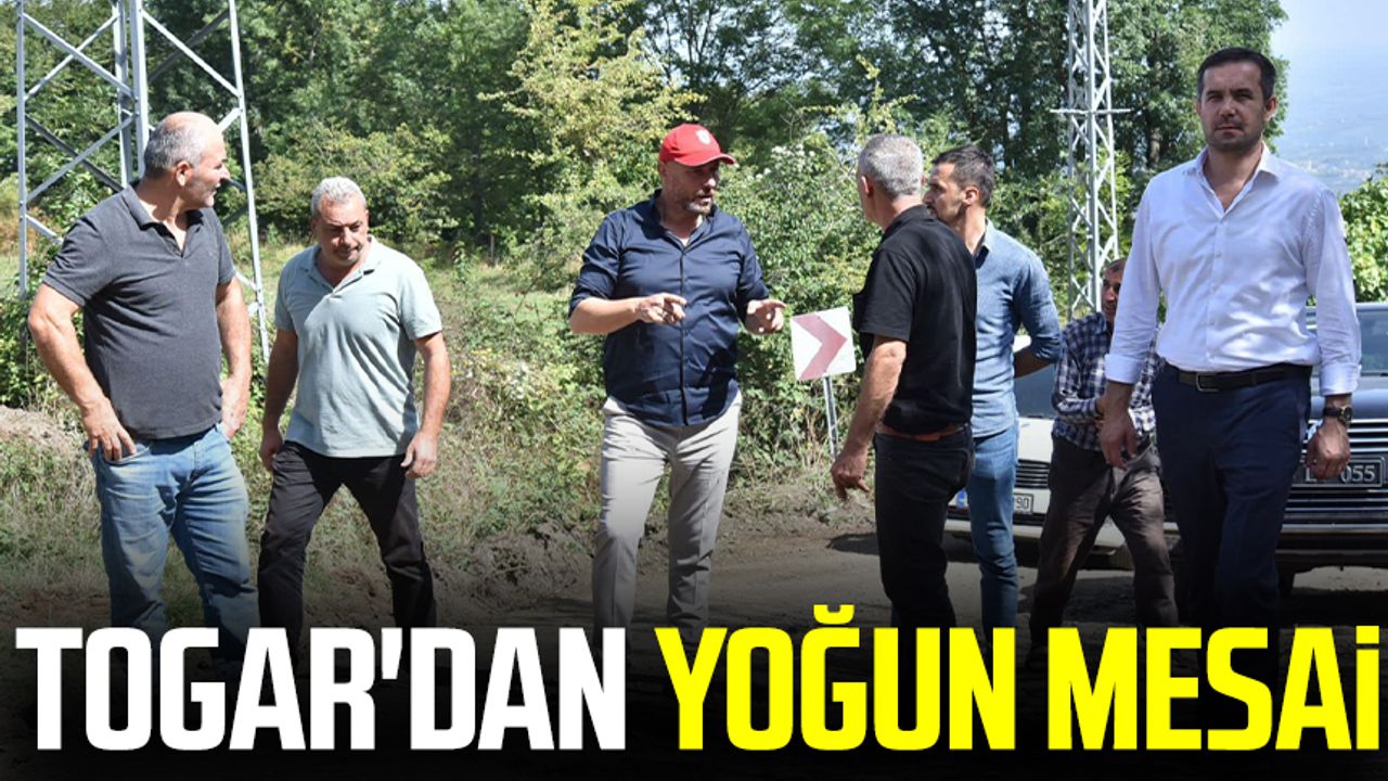 Tekkeköy Belediye Başkanı Hasan Togar'dan yoğun mesai