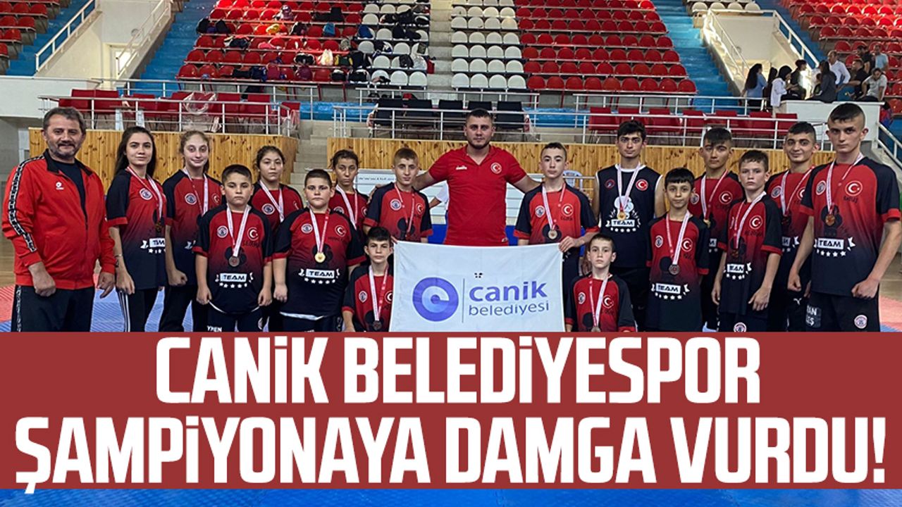 Canik Belediyespor şampiyonaya damga vurdu!