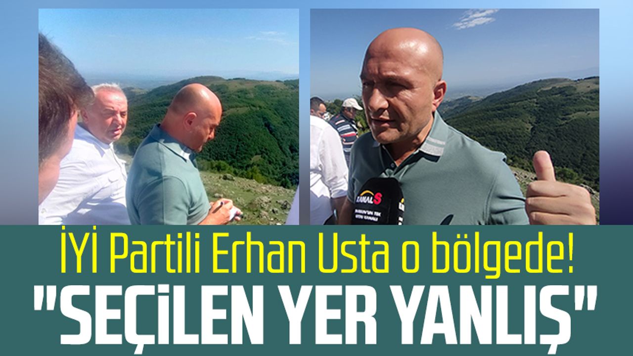 İYİ Partili Erhan Usta Tekkeköy'de o bölgede! "Seçilen yer yanlış"