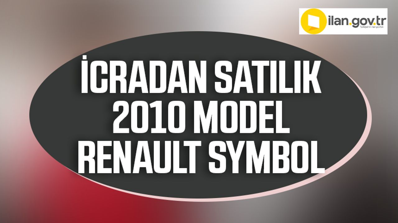 İcradan satılık 2010 model Renault Symbol