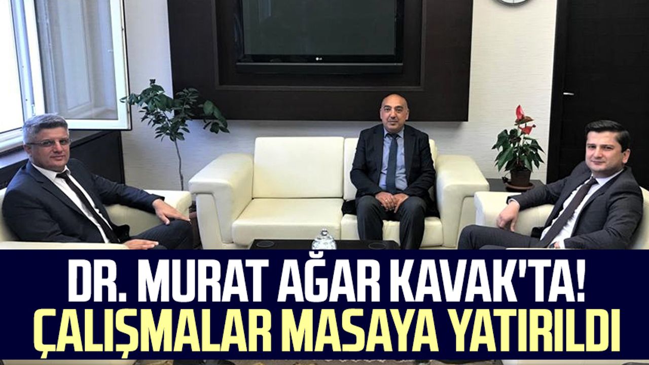 Samsun İl Milli Eğitim Müdürü Dr. Murat Ağar Kavak'ta! Çalışmalar masaya yatırıldı