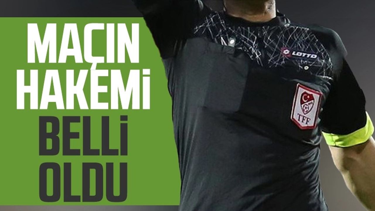 Pendikspor - Samsunspor maçının hakemi belli oldu!