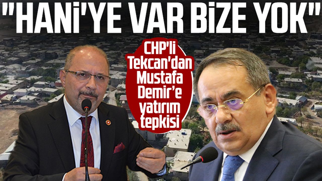 Samsun'da CHP'li Atilla Tekcan'dan Mustafa Demir'e yatırım tepkisi: "Hani'ye var bize yok"