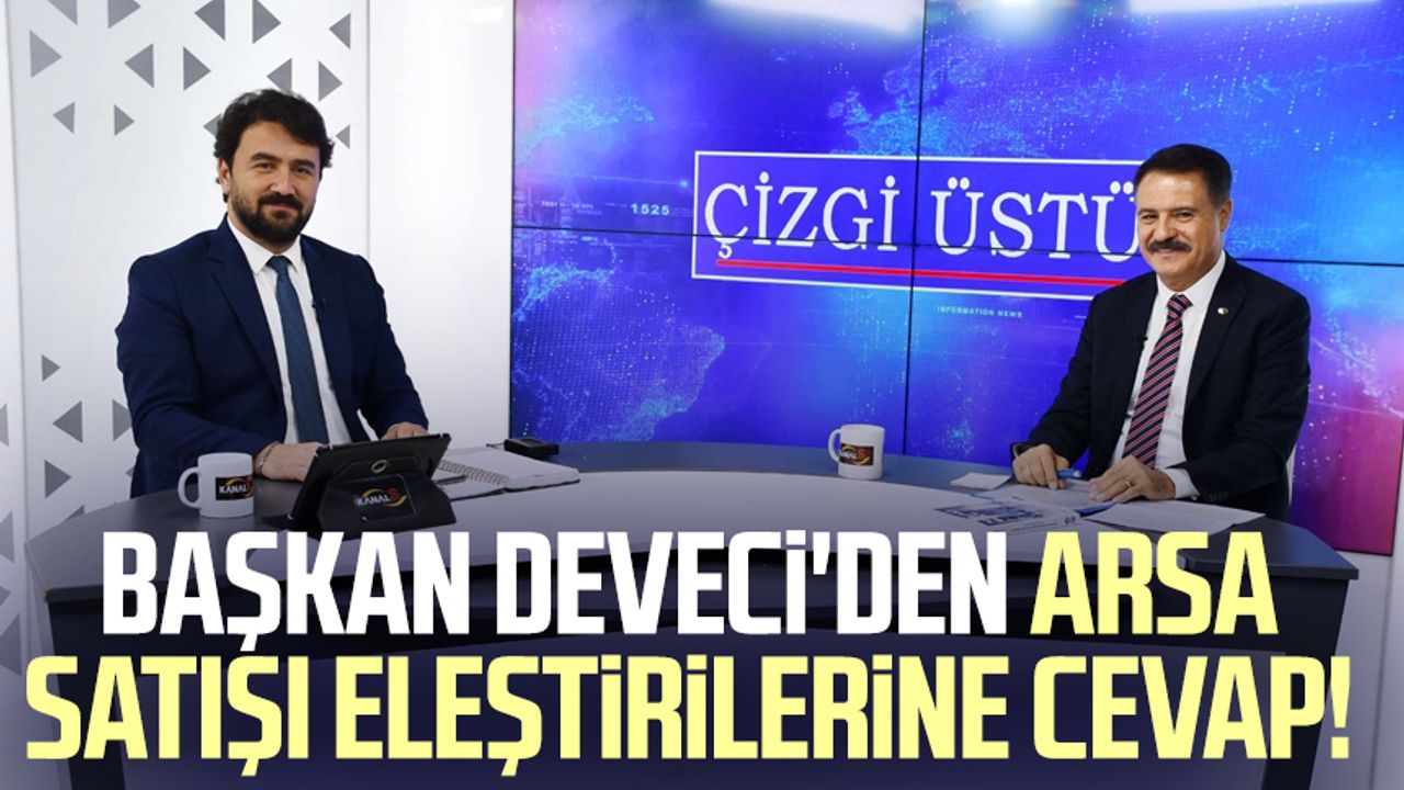 Atakum Belediye Başkanı Av. Cemil Deveci'den Kanal S'de, arsa satışı eleştirilerine cevap!