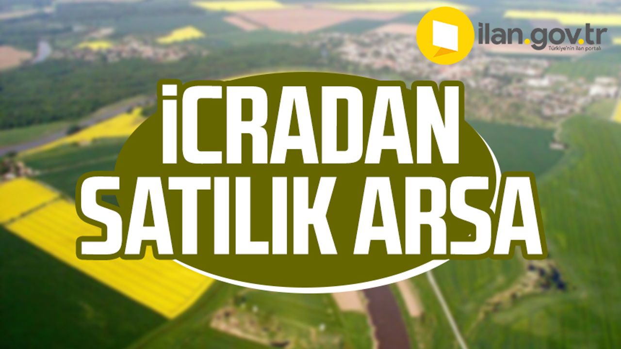 Samsun Atakum'da icradan satılık 3.720 m² arsa