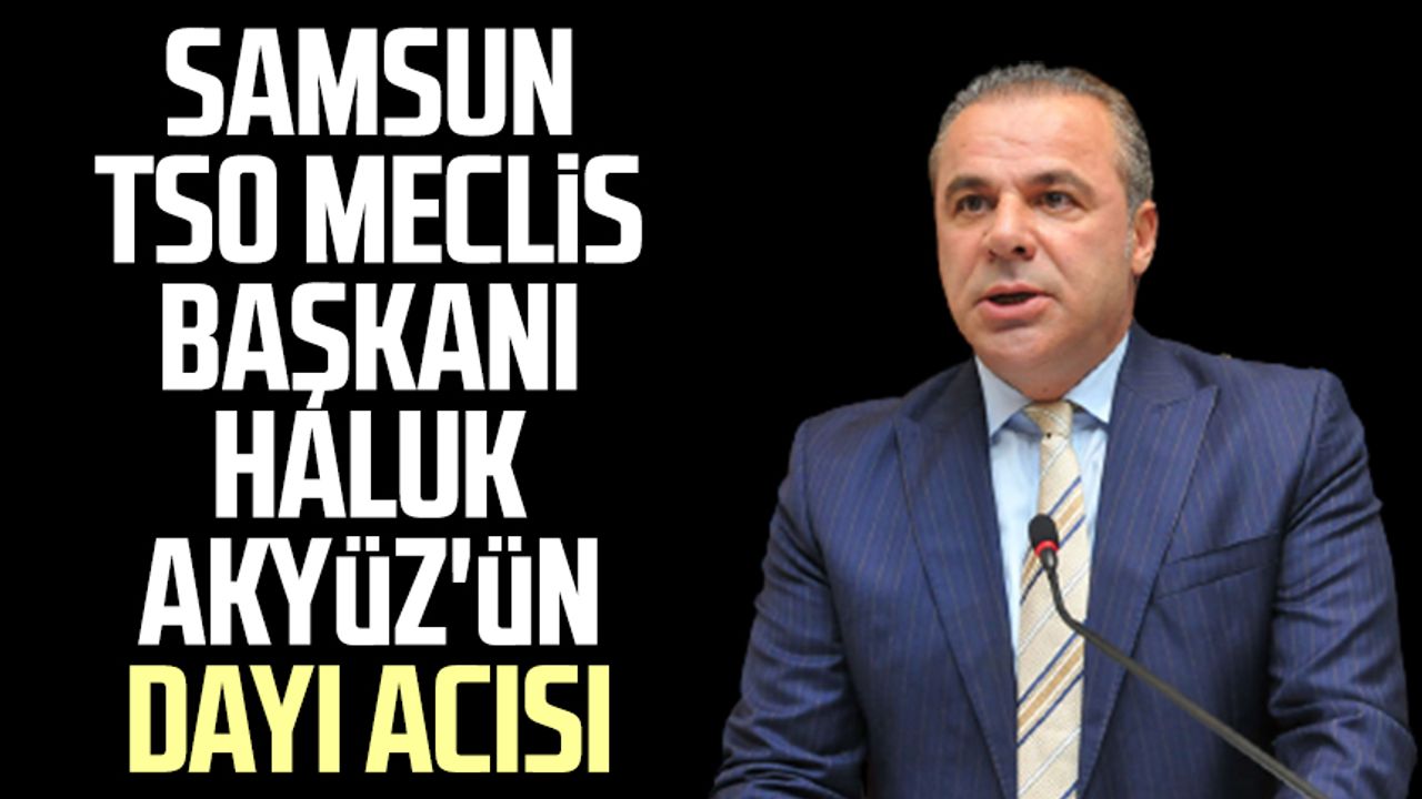 Samsun TSO Meclis Başkanı Haluk Akyüz'ün dayı acısı