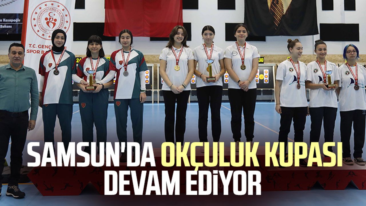 Okçulukta 2023 Salon Federasyon Kupası, Samsun'da devam ediyor 
