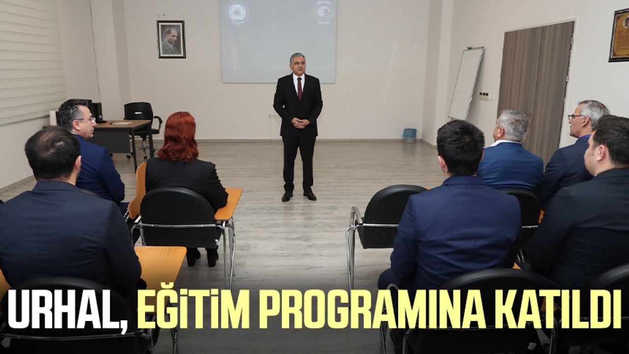 Samsun İl Emniyet Müdürü Dr. Ömer Urhal, eğitim programına katıldı